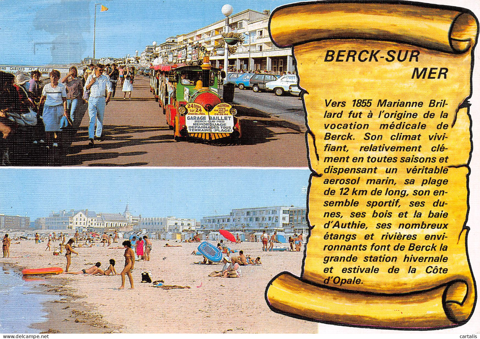 62-BERCK PLAGE-N°4182-D/0253 - Berck