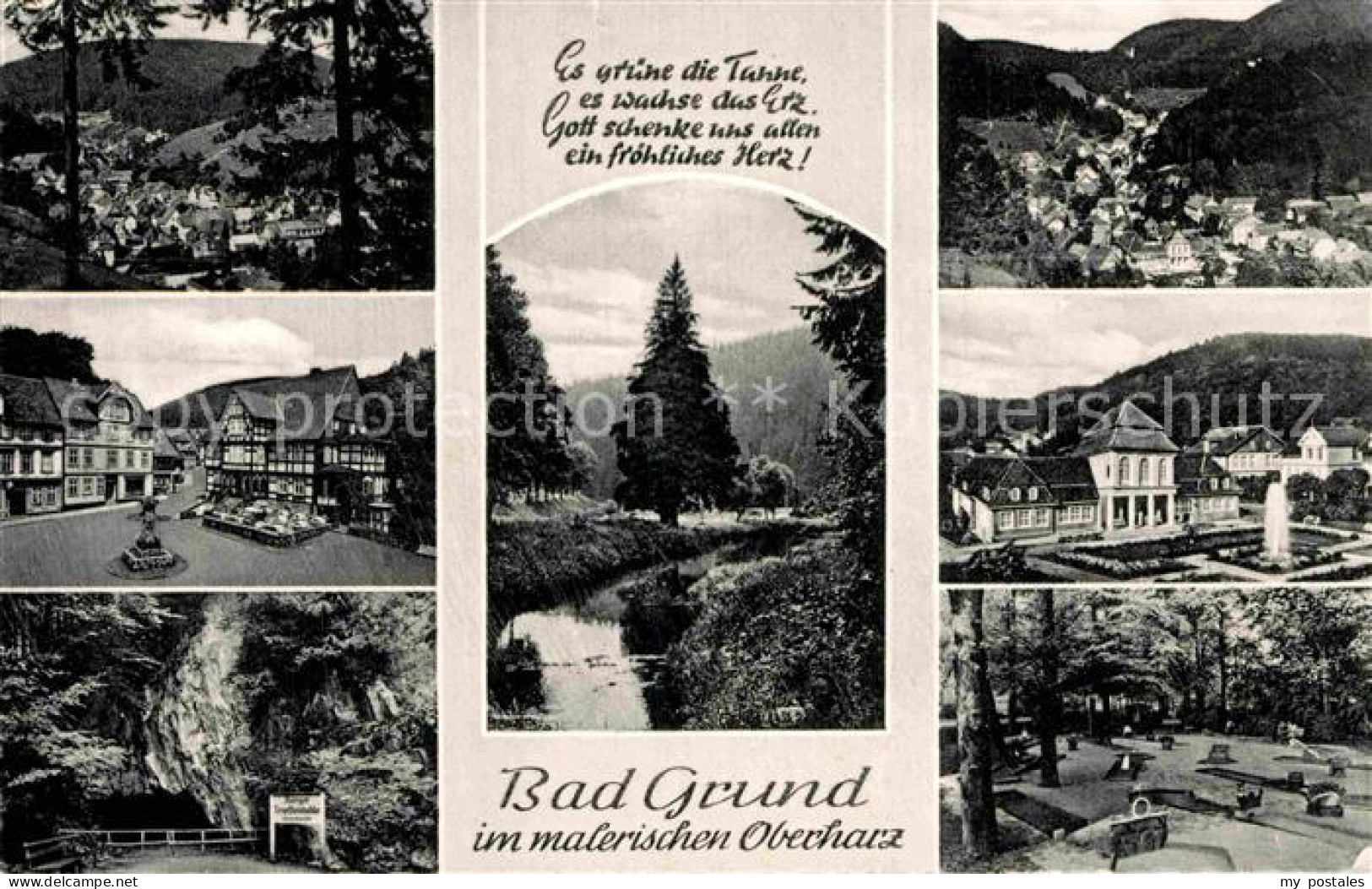 72794799 Bad Grund Minigolf Ortspartien Fliegeraufnahme Bad Grund - Andere & Zonder Classificatie