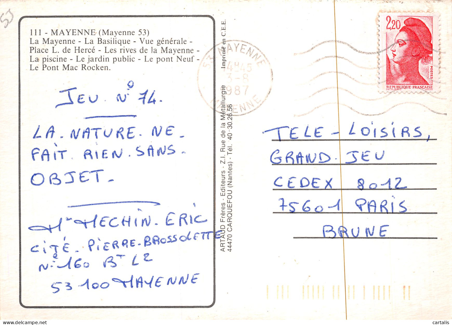 53-MAYENNE-N°4182-C/0317 - Mayenne