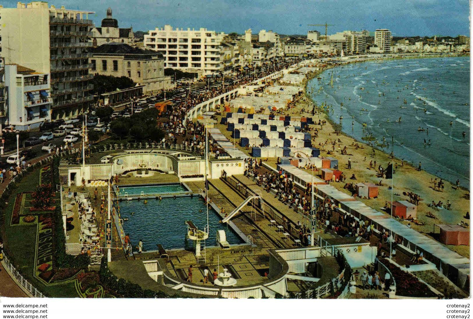 85 LES SABLES D'OLONNE N°2 Piscine Plongeoir Et Plage En 1970 Collection P. Martin éditions Du Gabier - Sables D'Olonne