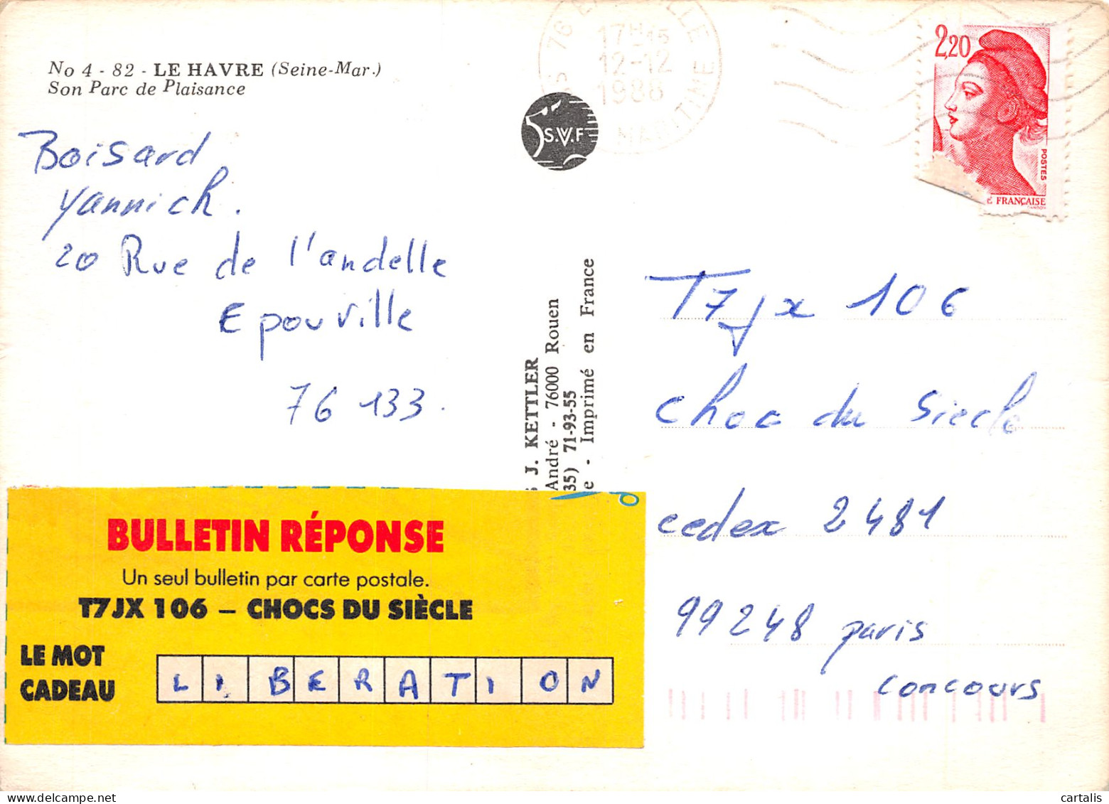 76-LE HAVRE-N°4183-D/0267 - Zonder Classificatie