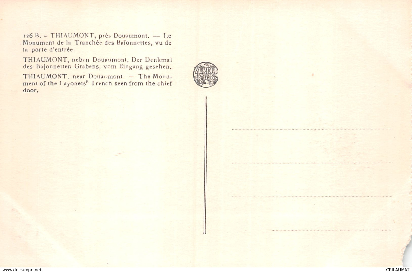 55-THIAUMONT-N°LP5131-C/0391 - Other & Unclassified