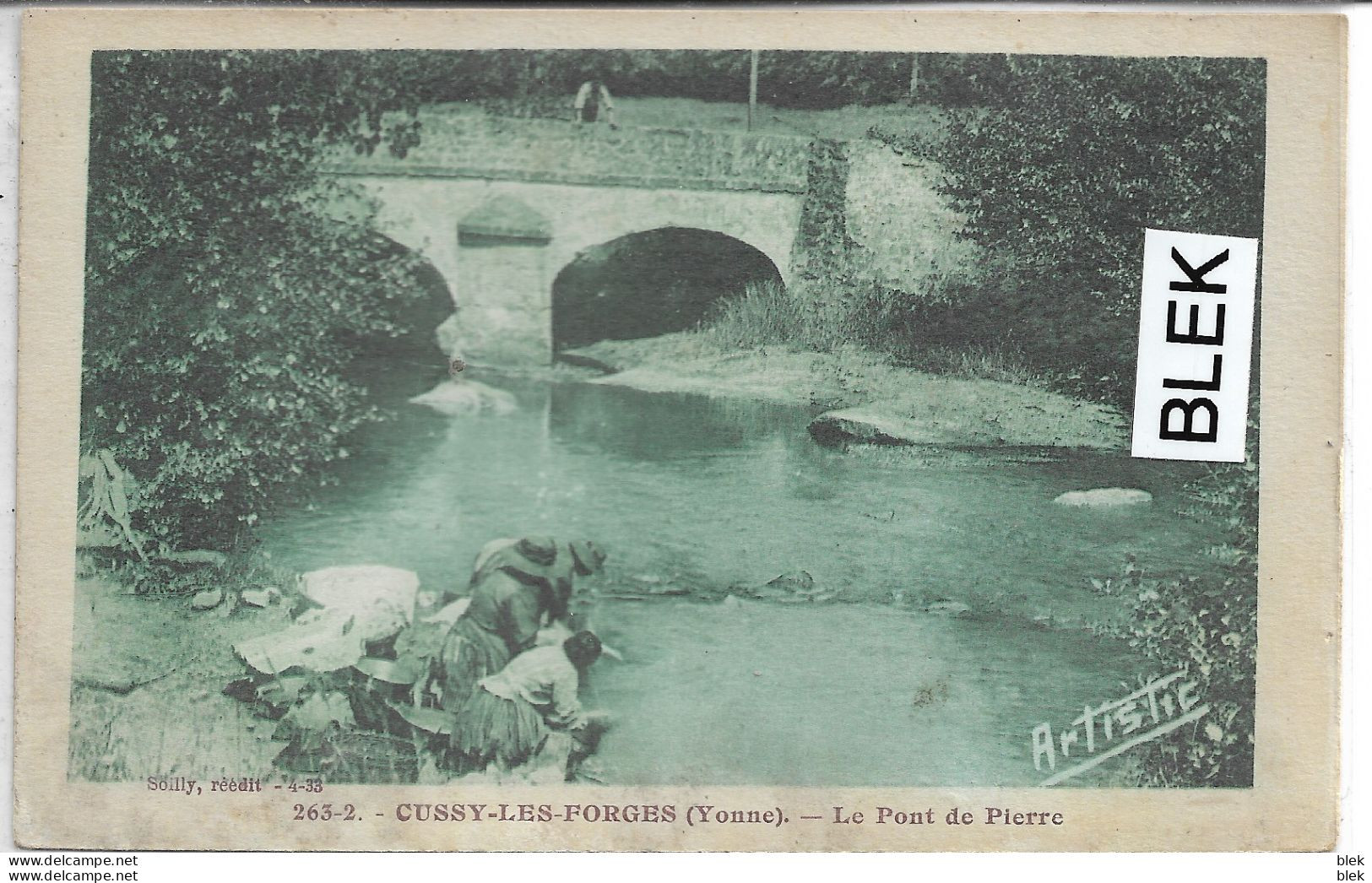 89 . Yonne :  Cussy Les Forges :   Le Pont De Pierre . - Otros & Sin Clasificación