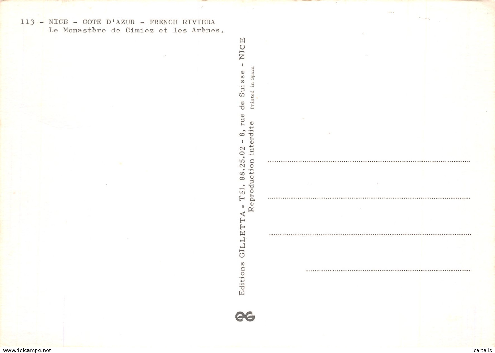 06-NICE-N°4183-D/0147 - Other & Unclassified