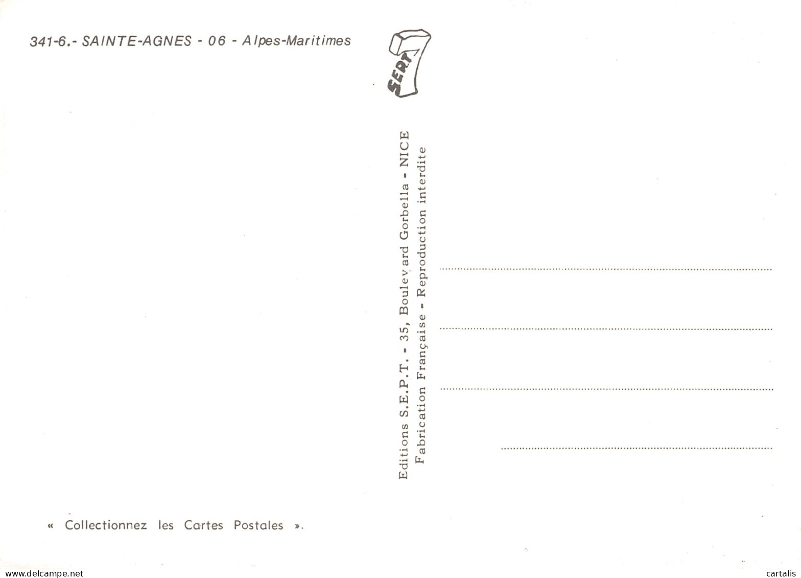 06-SAINTE AGNES-N°4183-D/0133 - Sonstige & Ohne Zuordnung