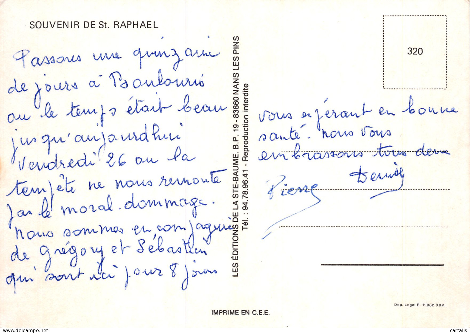 83-SAINT RAPHAEL-N°4183-C/0393 - Saint-Raphaël