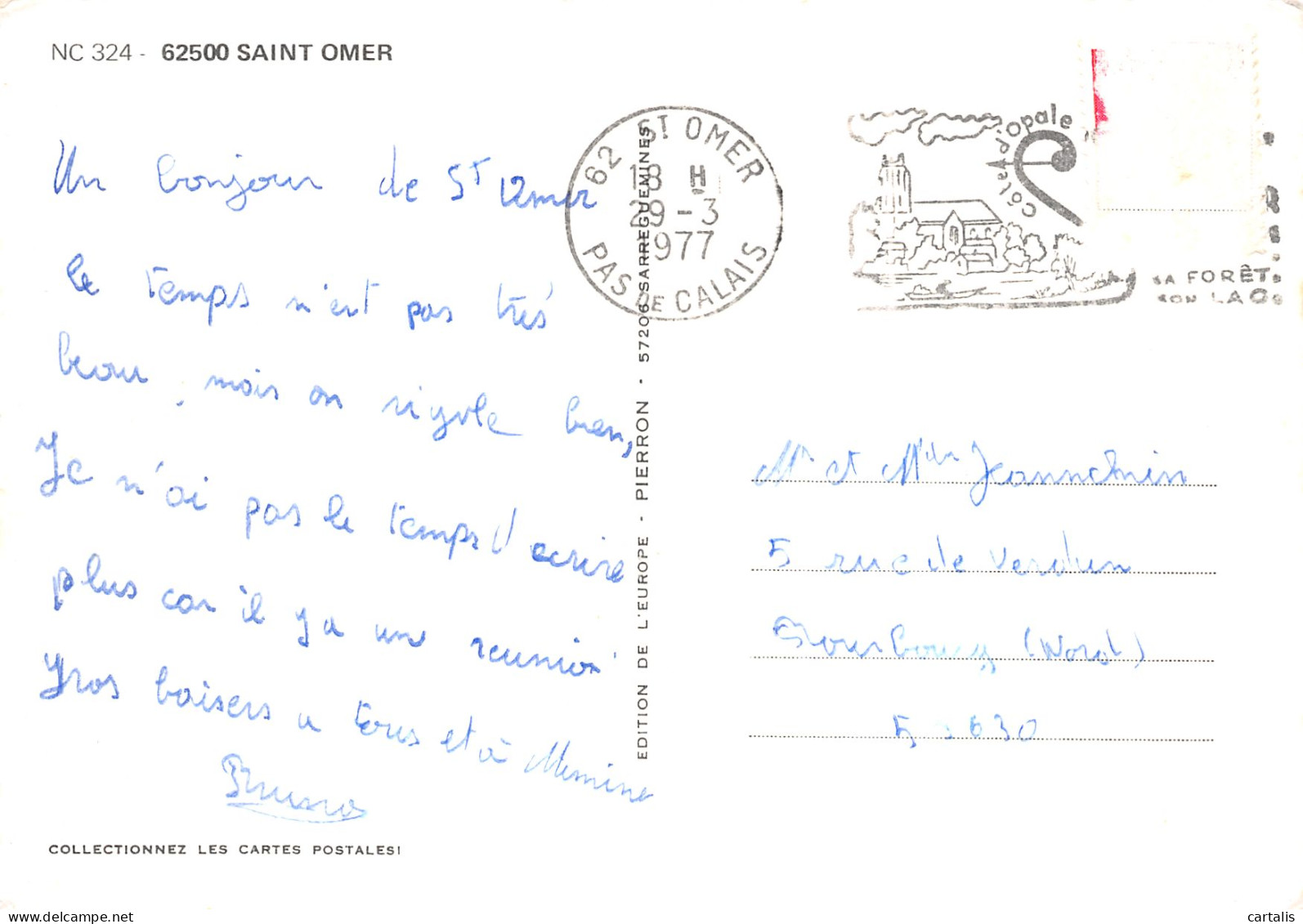 62-SAINT OMER-N°4183-C/0349 - Saint Omer