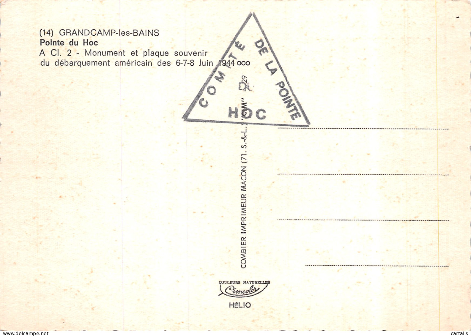 14-GRANDCAMP LES BAINS-N°4183-C/0293 - Other & Unclassified