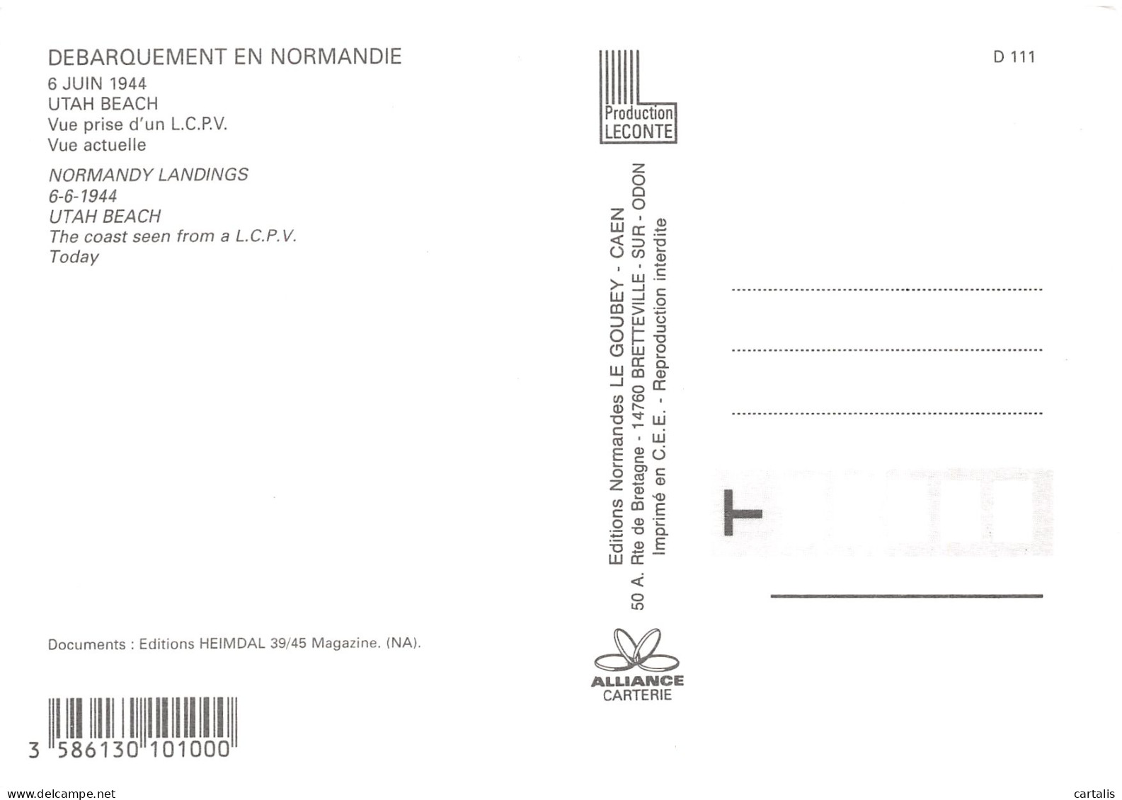 50-UTAH BEACH LE DEBARQUEMENT-N°4183-C/0297 - Other & Unclassified