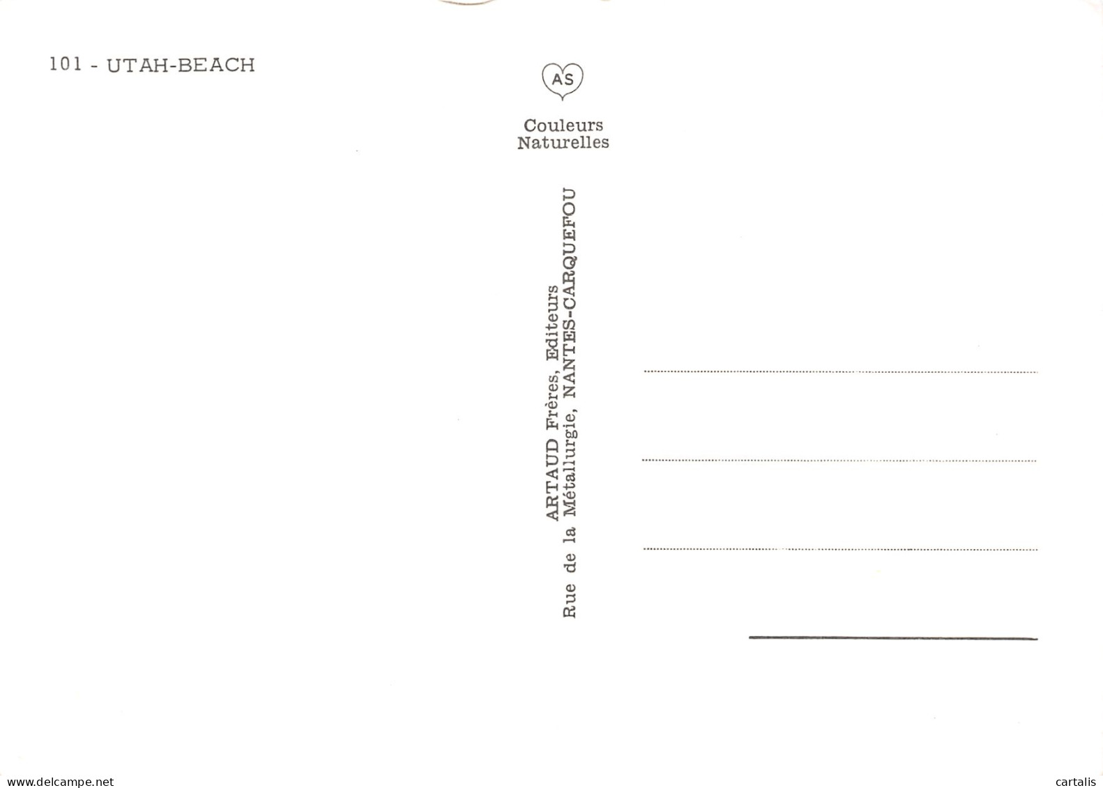 50-UTAH BEACH LE DEBARQUEMENT-N°4183-C/0289 - Andere & Zonder Classificatie