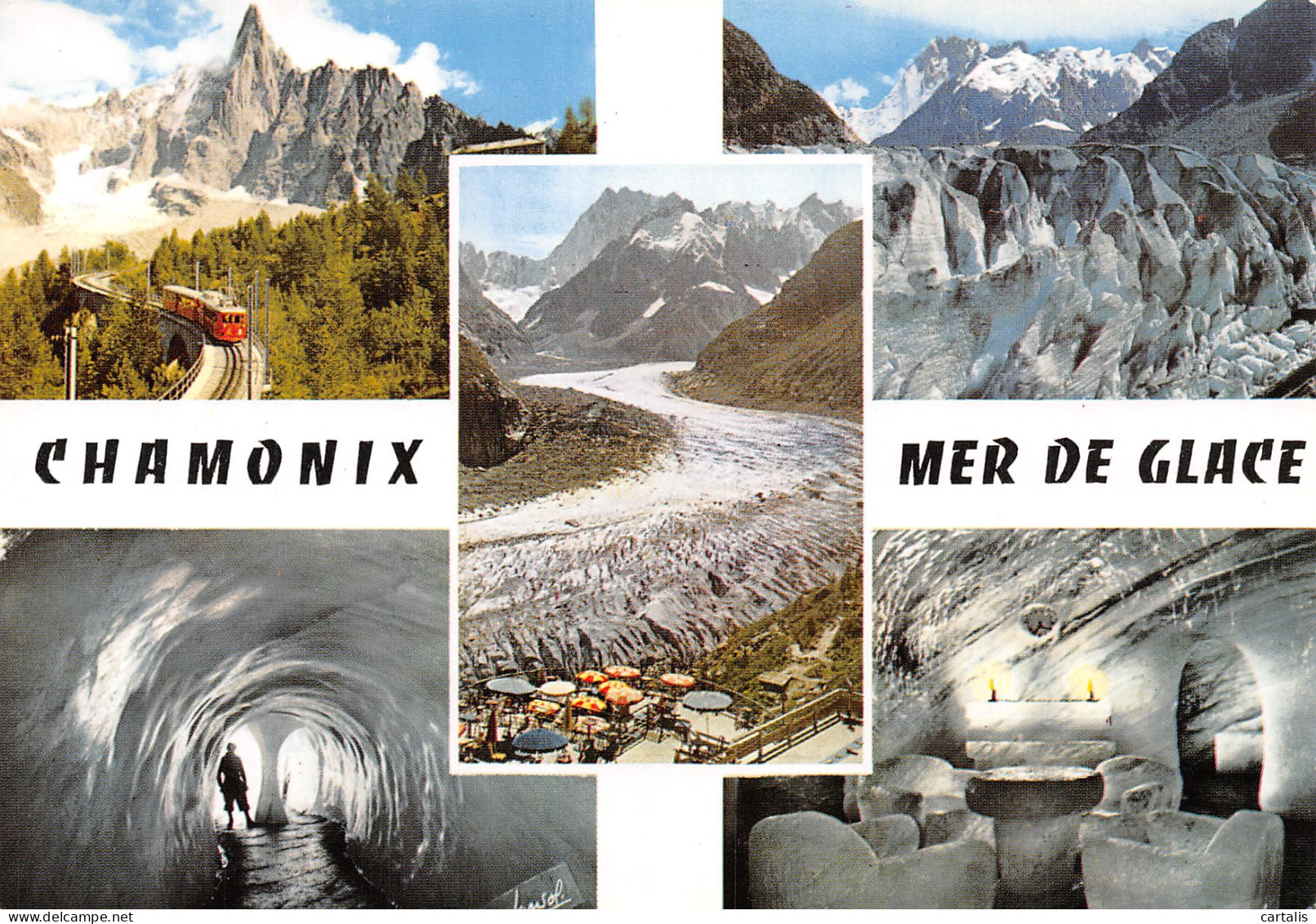 74-CHAMONIX MER DE GLACE-N°4183-C/0237 - Chamonix-Mont-Blanc