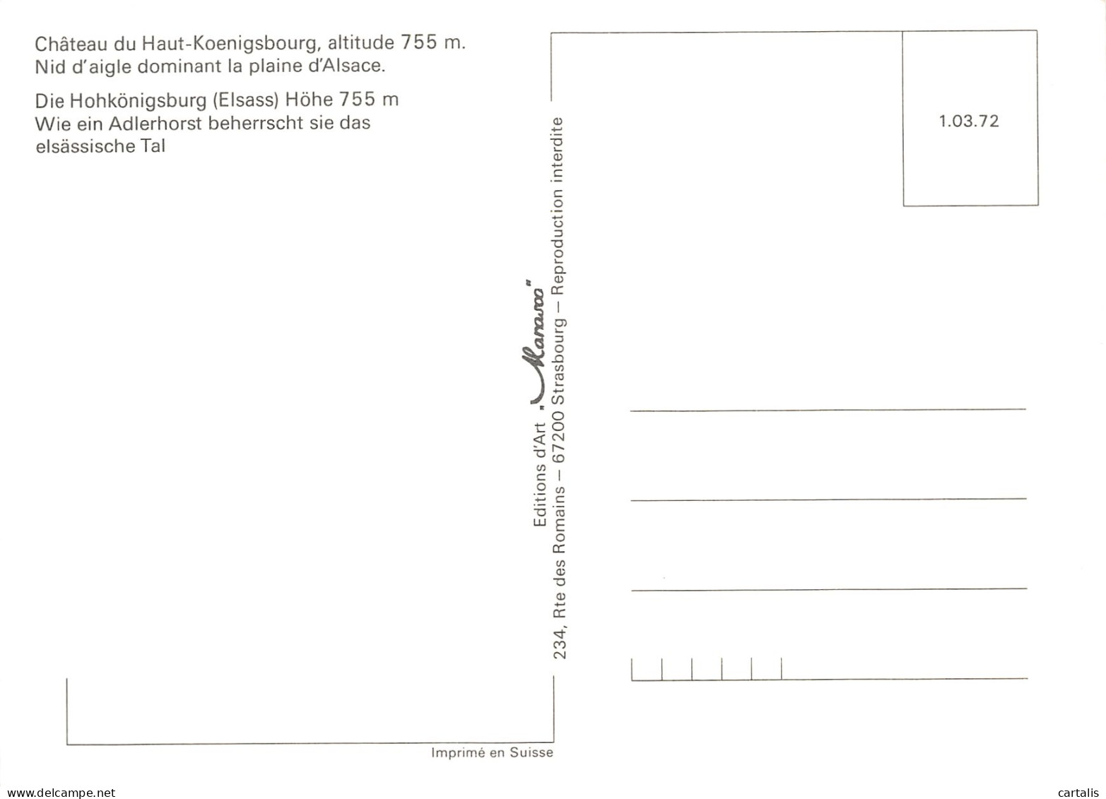 67-HAUT KOENIGSBOURG LE CHATEAU-N°4183-C/0209 - Andere & Zonder Classificatie