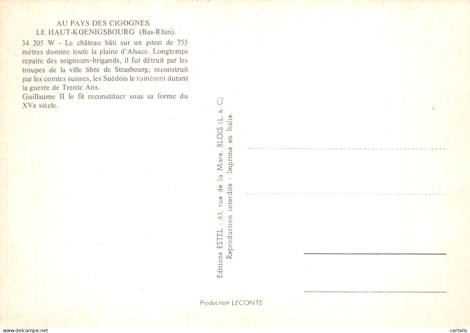 67-HAUT KOENIGSBOURG LE CHATEAU-N°4183-C/0207 - Autres & Non Classés