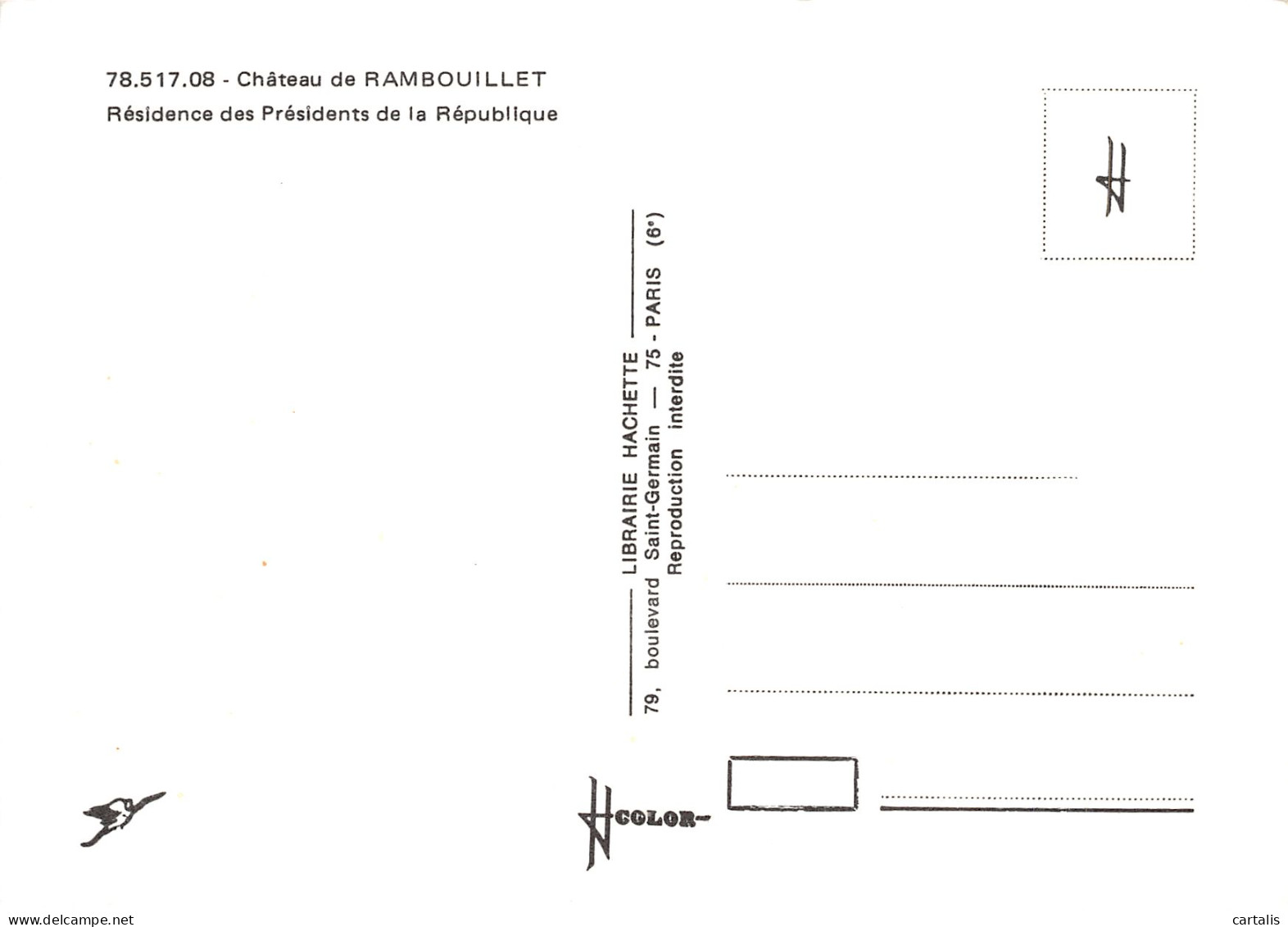 78-RAMBOUILLET LE CHATEAU-N°4183-C/0139 - Rambouillet (Kasteel)