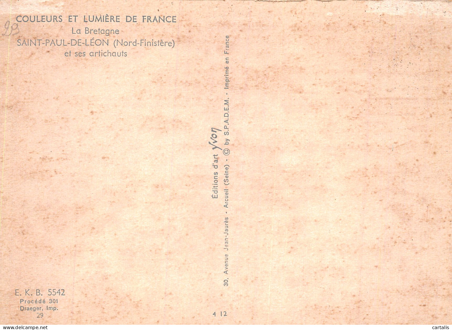 29-SAINT PAUL DE LEON-N°4183-B/0285 - Autres & Non Classés