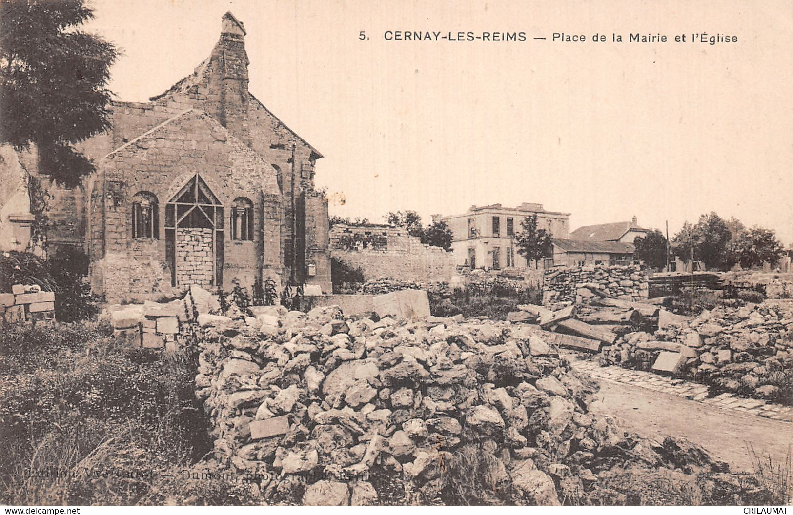 51-CERNAY LES REIMS-N°LP5131-E/0327 - Autres & Non Classés