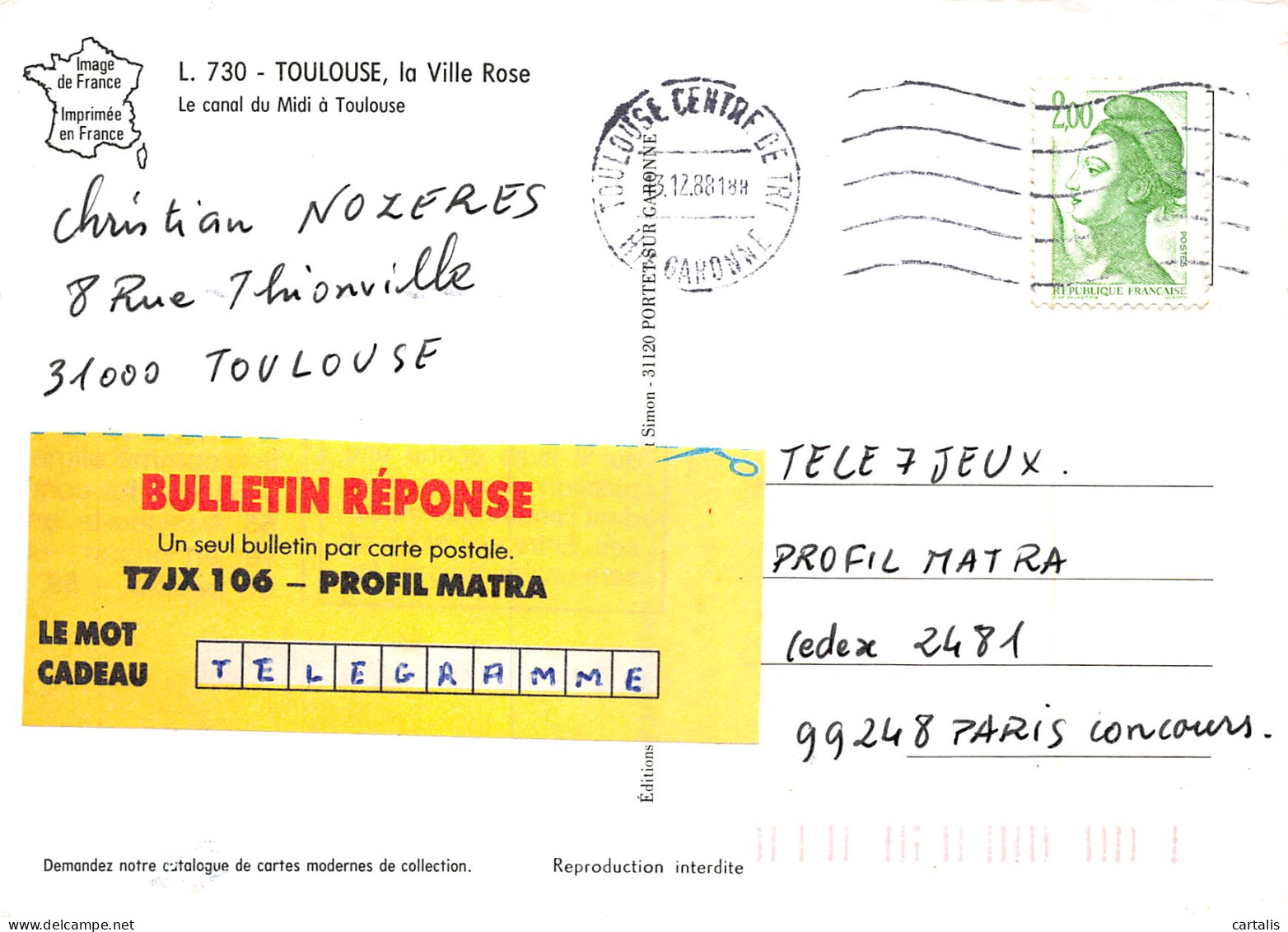 31-TOULOUSE-N°4184-C/0027 - Toulouse