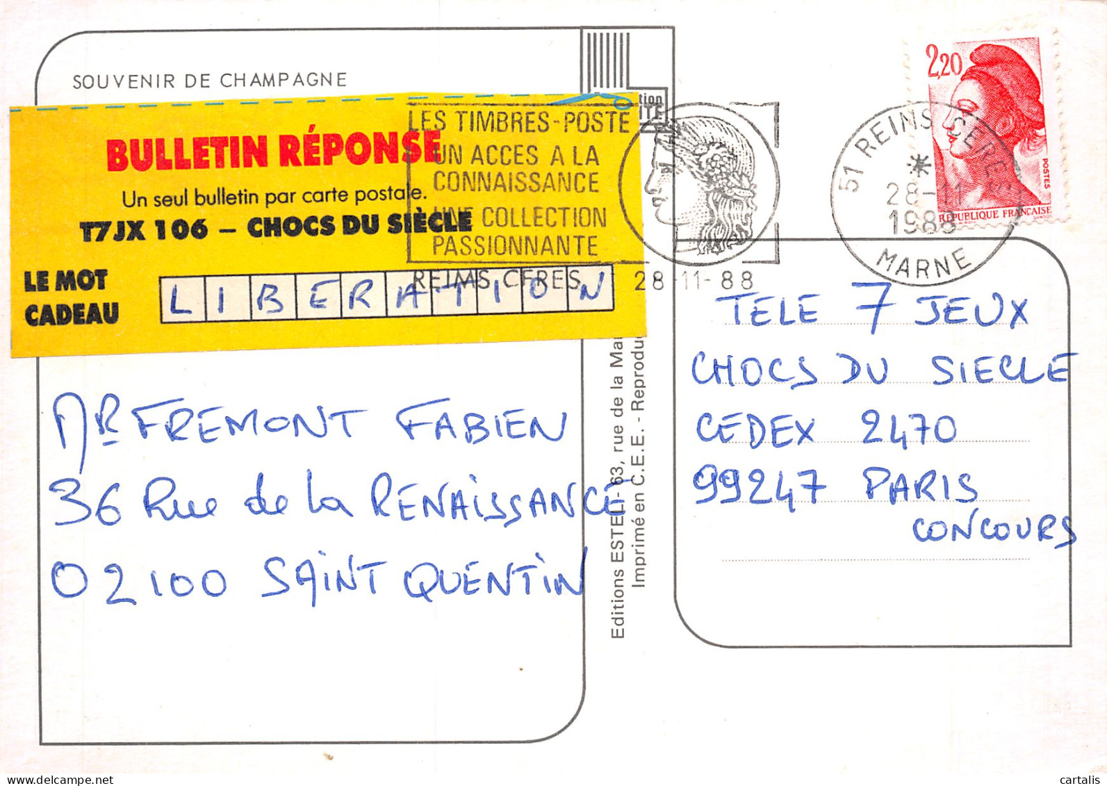 51-LE CHAMPAGNE-N°4184-C/0023 - Other & Unclassified