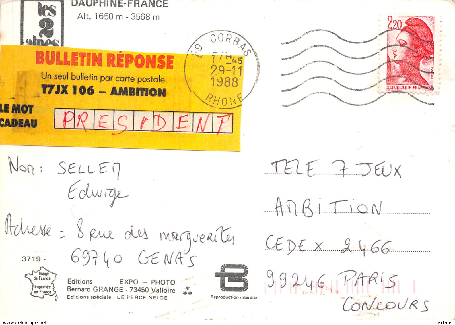 38-LES DEUX ALPES-N°4184-C/0009 - Other & Unclassified