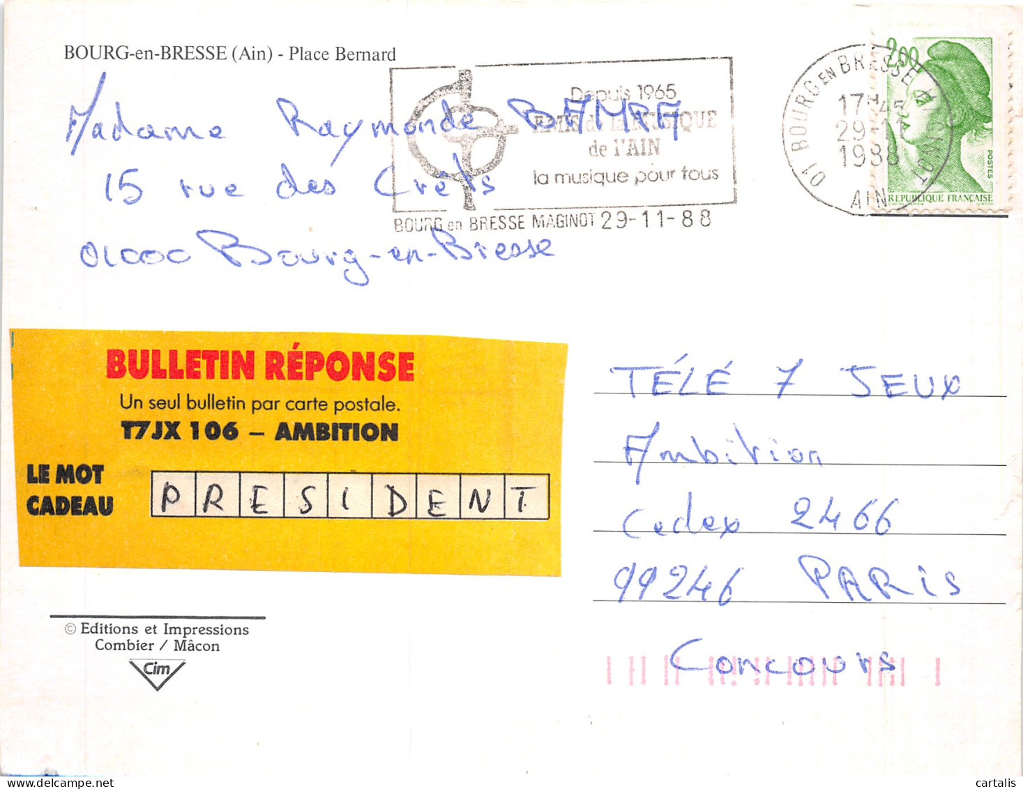 01-BOURG EN BRESSE-N°4184-C/0015 - Other & Unclassified