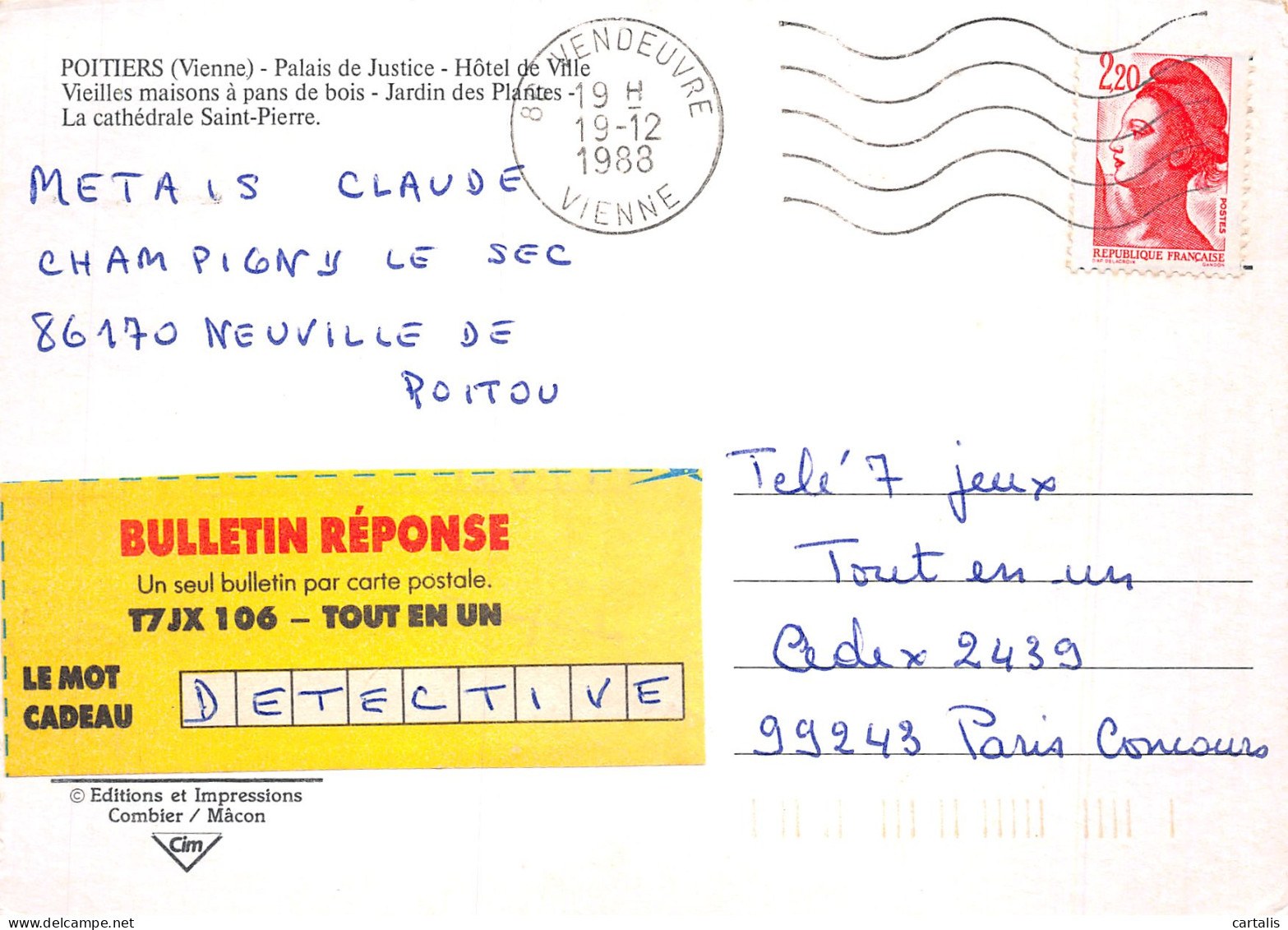 86-POITIERS-N°4184-B/0399 - Poitiers