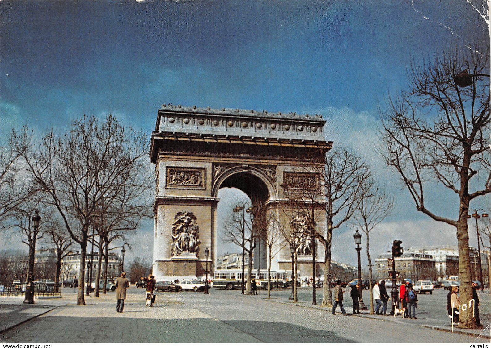 75-PARIS ARC DE TRIOMPHE-N°4184-B/0393 - Arc De Triomphe