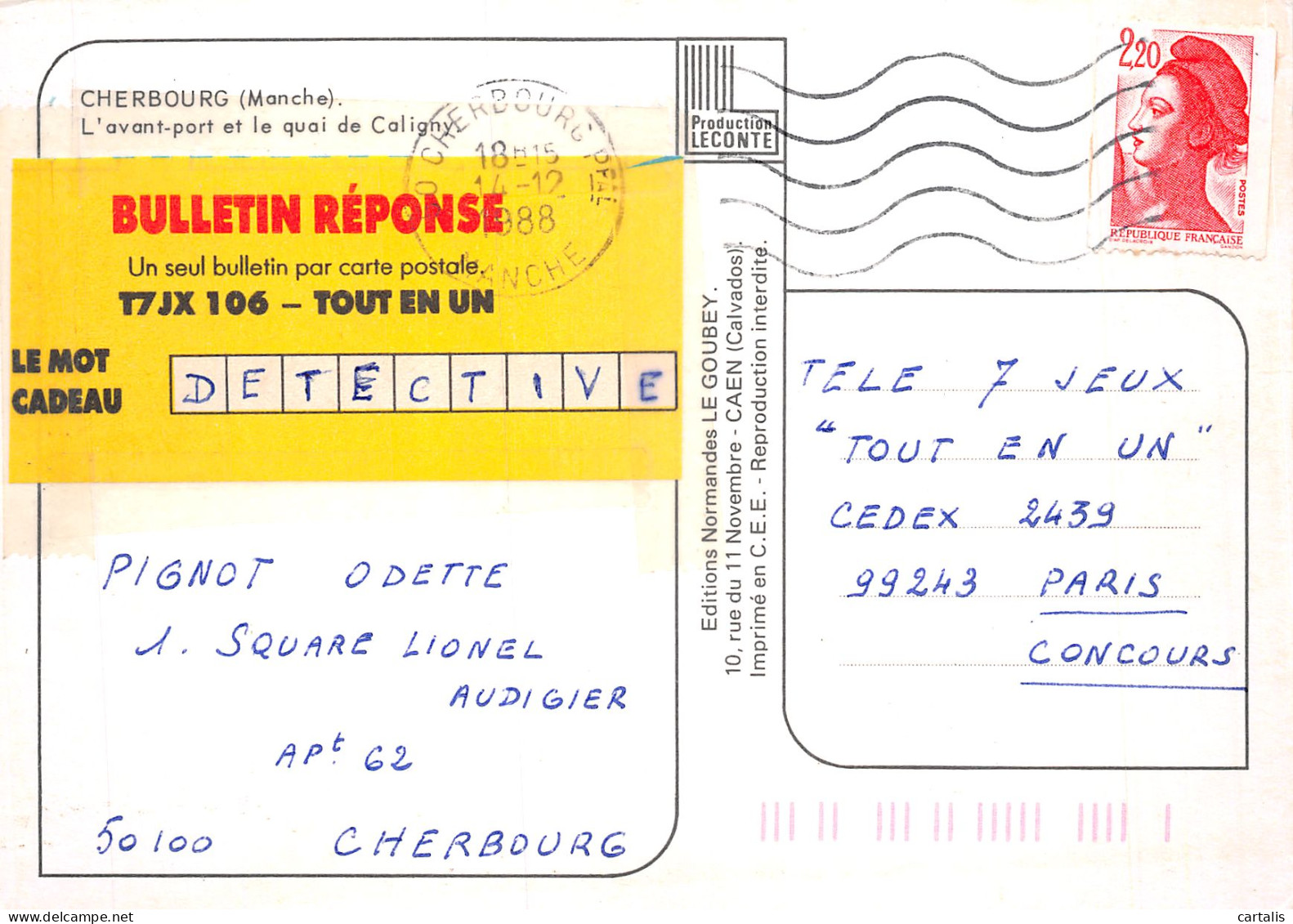 50-CHERBOURG-N°4184-B/0345 - Cherbourg