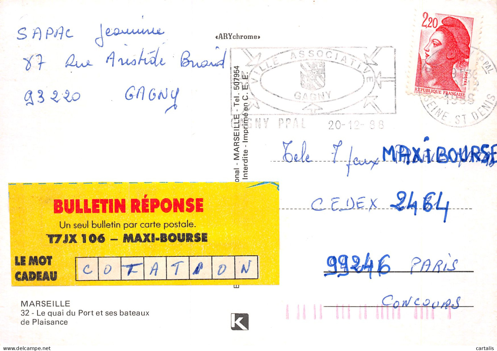 13-MARSEILLE-N°4184-B/0279 - Non Classificati