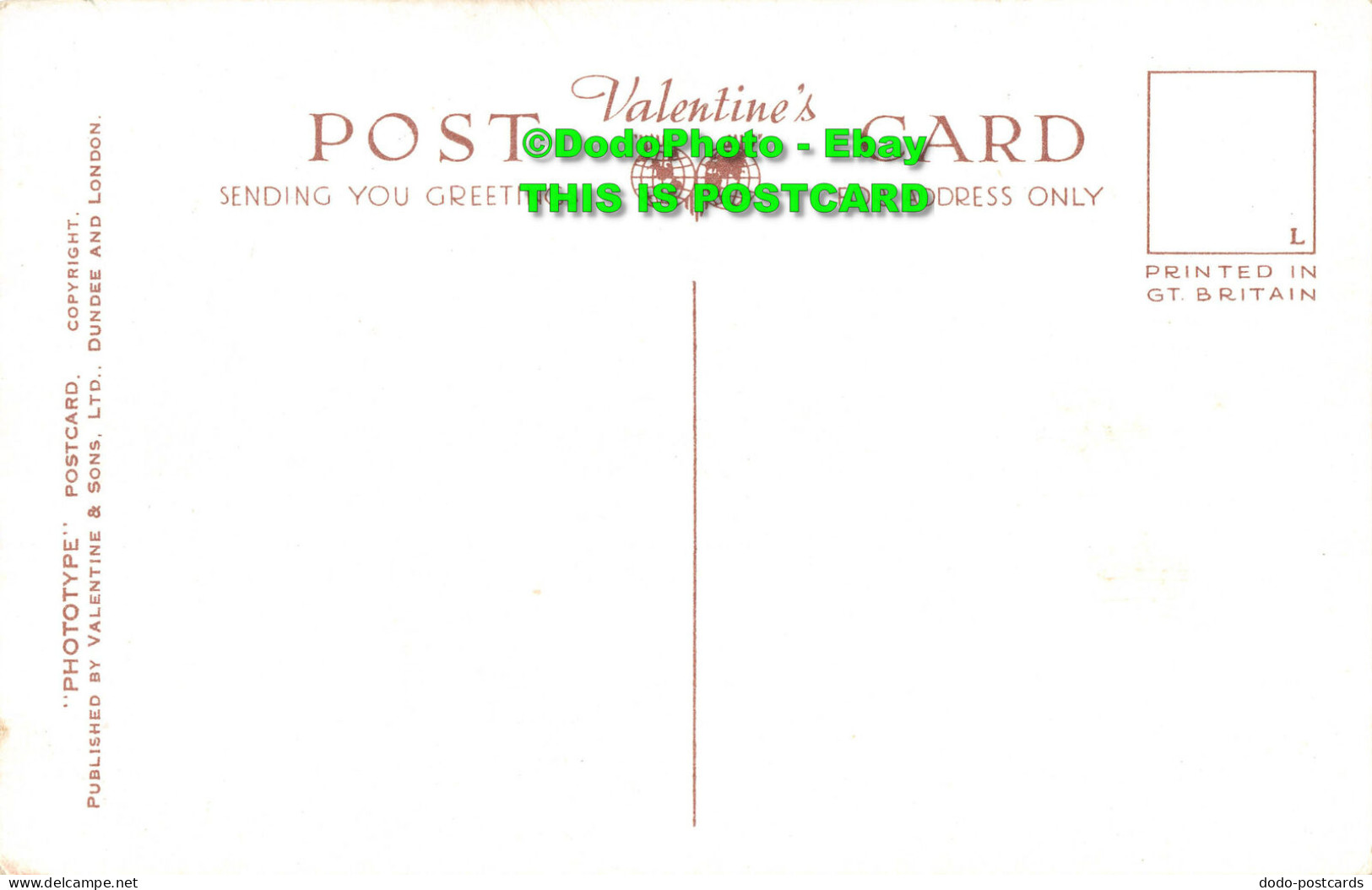R355409 Malvern. Priory Park. Valentine. Phototype. Postcard - World