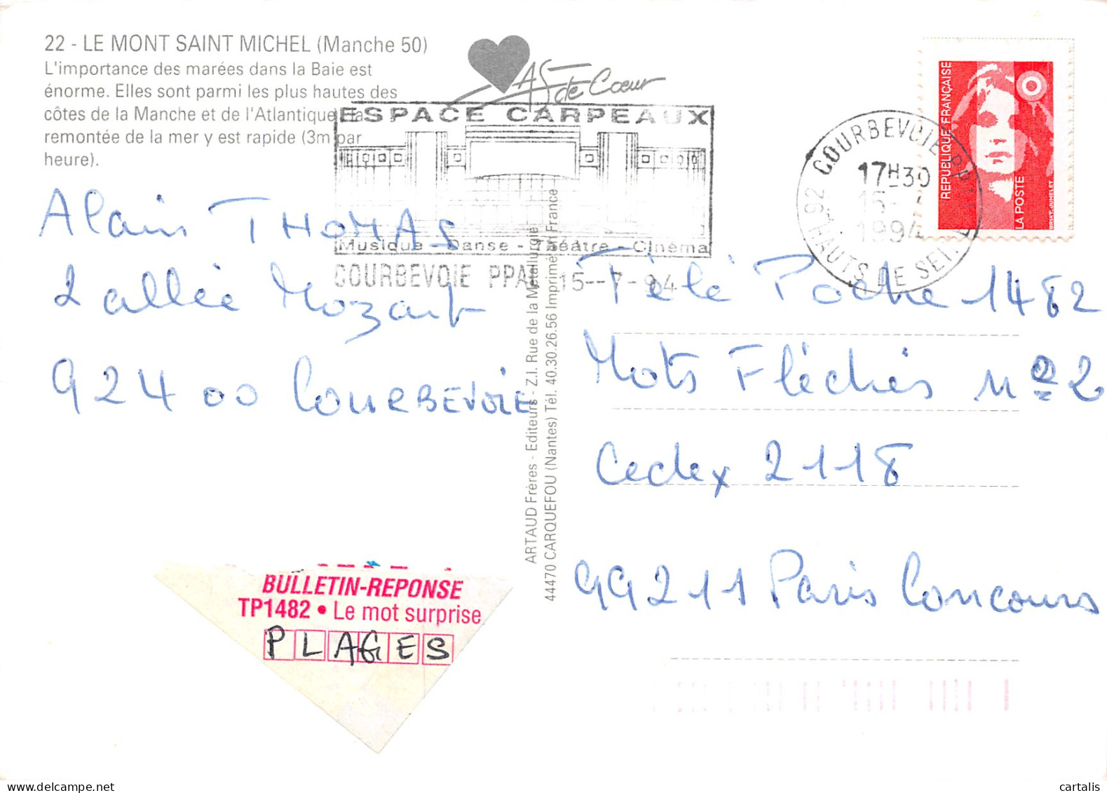 50-LE MONT SAINT MICHEL-N°4184-A/0373 - Le Mont Saint Michel