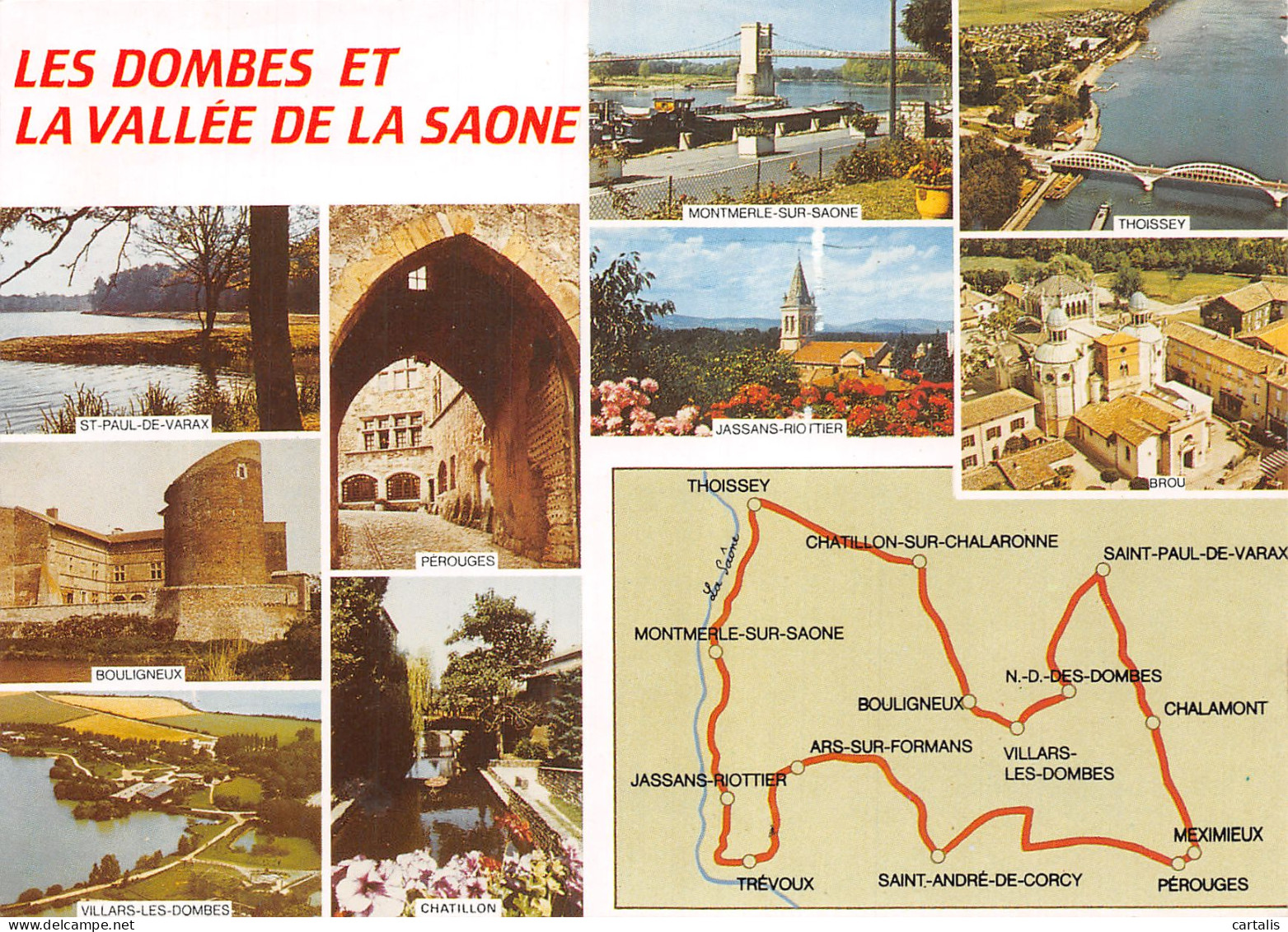 01-LES DOMBES ET VALLEE DE LA SAONE-N°4184-A/0369 - Ohne Zuordnung