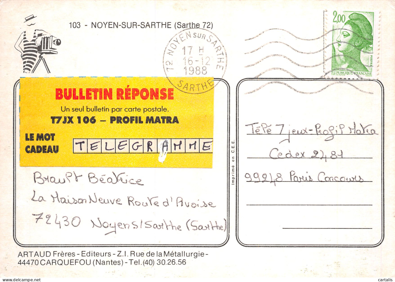 72-NOYEN SUR SARTHE-N°4184-A/0347 - Autres & Non Classés