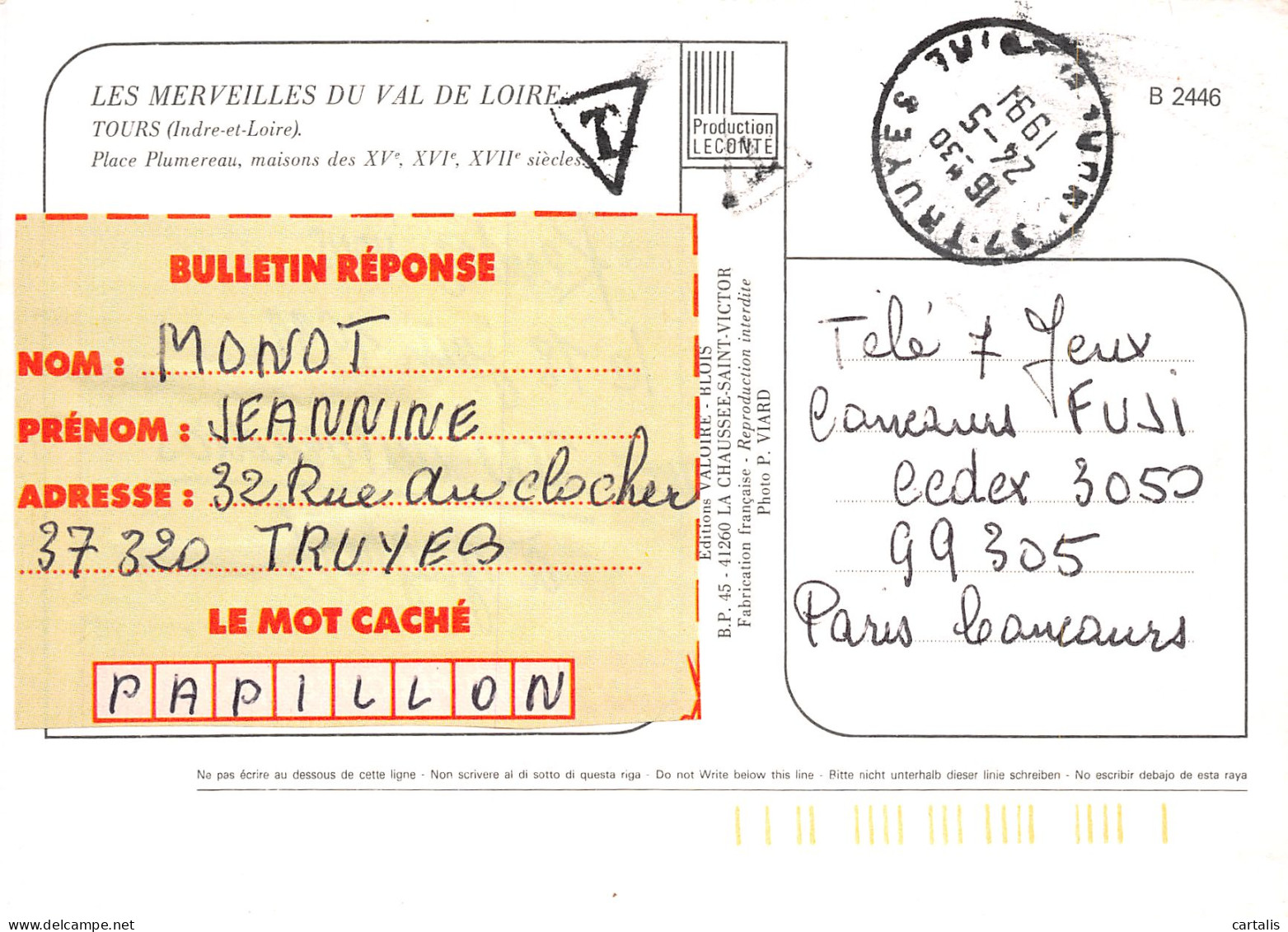 37-TOURS-N°4184-A/0319 - Tours