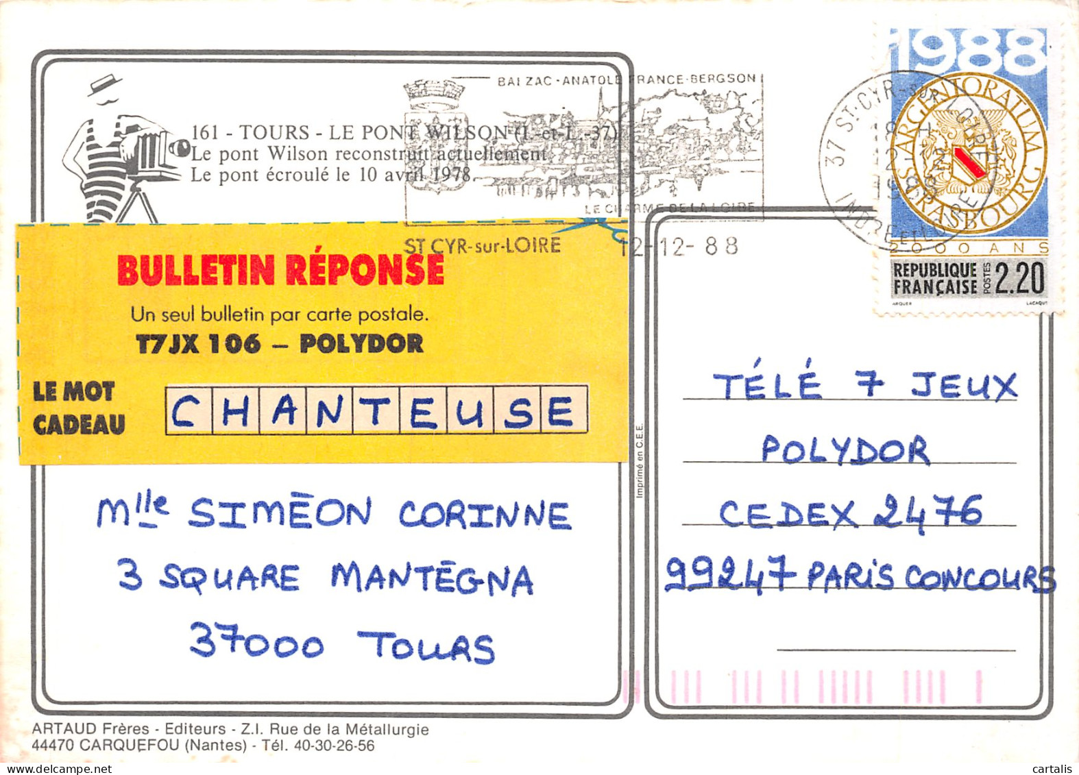 37-TOURS-N°4184-A/0267 - Tours