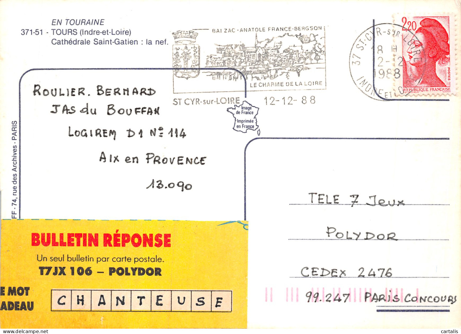 37-TOURS-N°4184-A/0273 - Tours