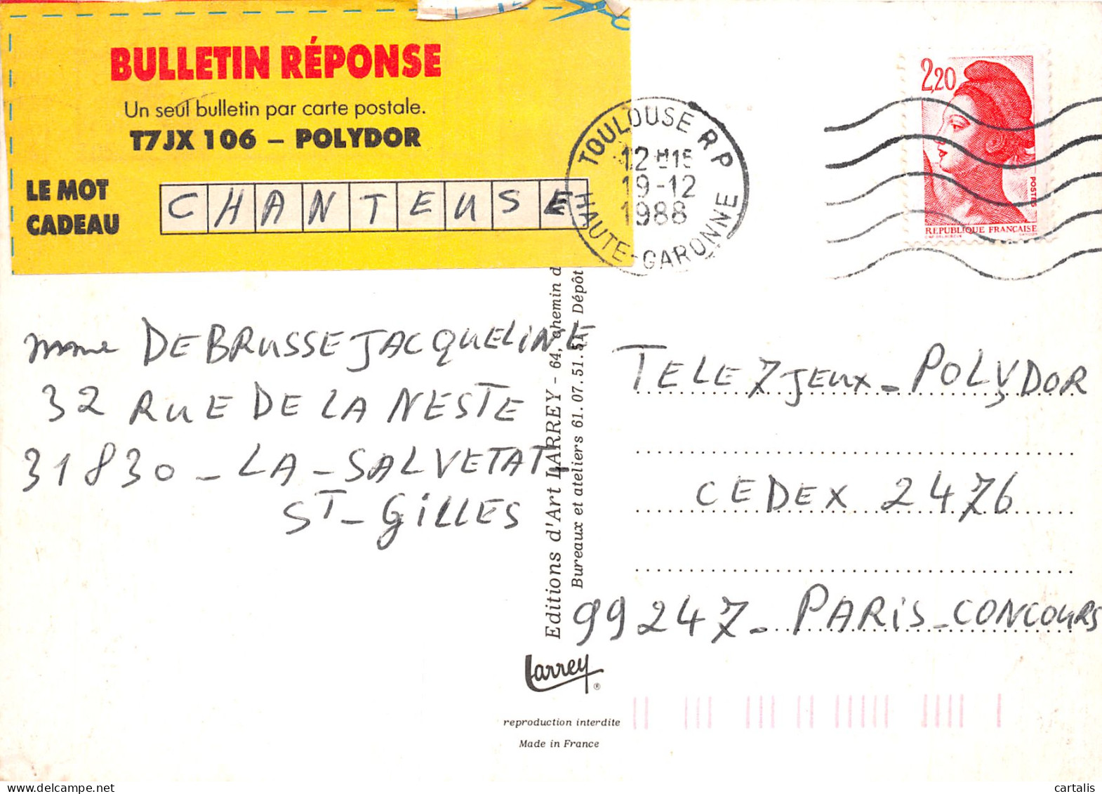 31-TOULOUSE-N°4184-A/0249 - Toulouse