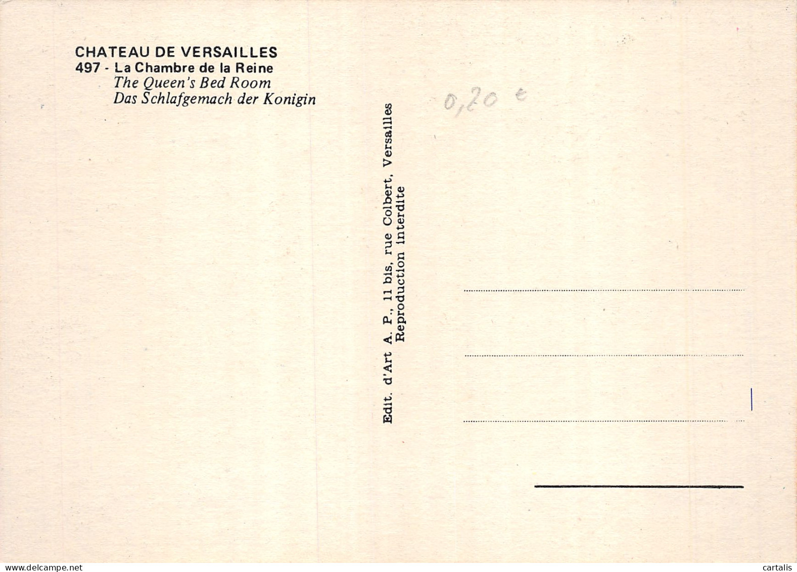 78-VERSAILLES-N°4184-A/0085 - Versailles