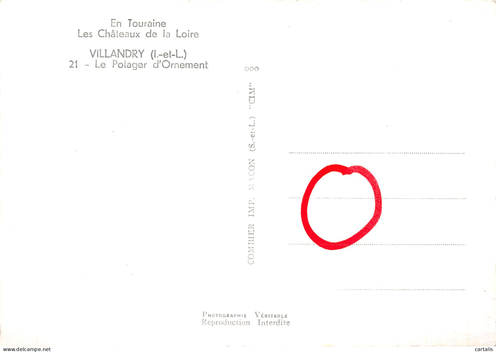 37-VILLANDRY LE CHATEAU-N°4184-A/0005 - Sonstige & Ohne Zuordnung