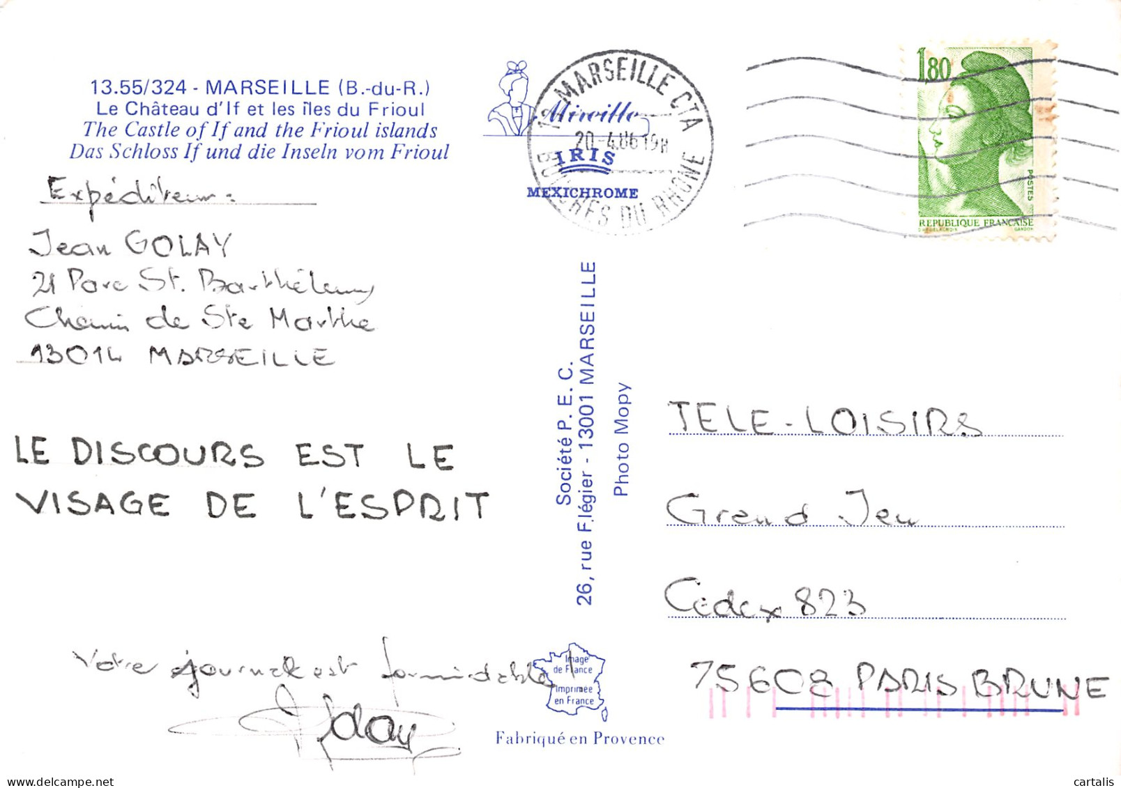 13-MARSEILLE-N°4183-D/0397 - Unclassified