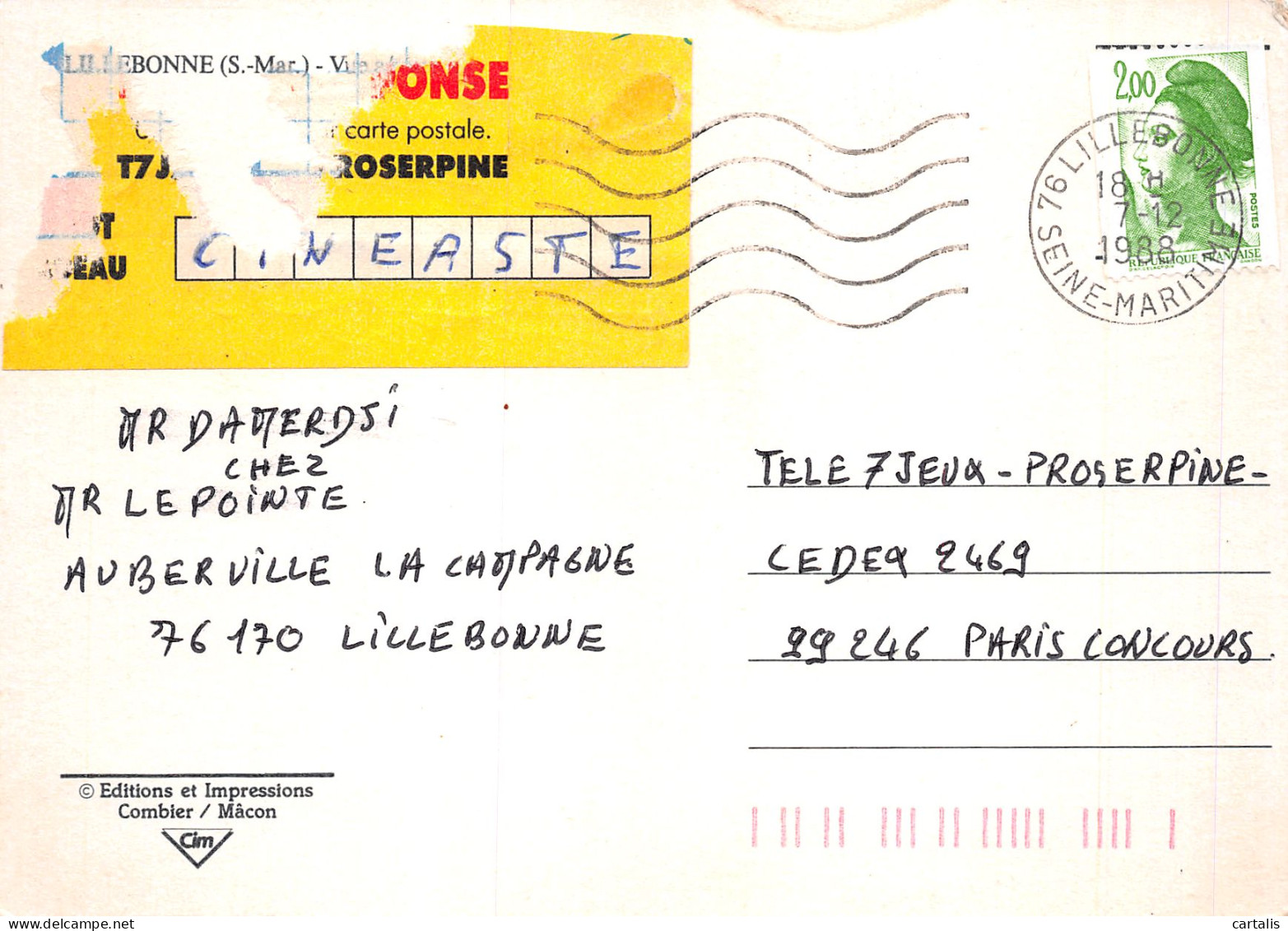 76-LILLEBONNE-N°4183-D/0383 - Lillebonne