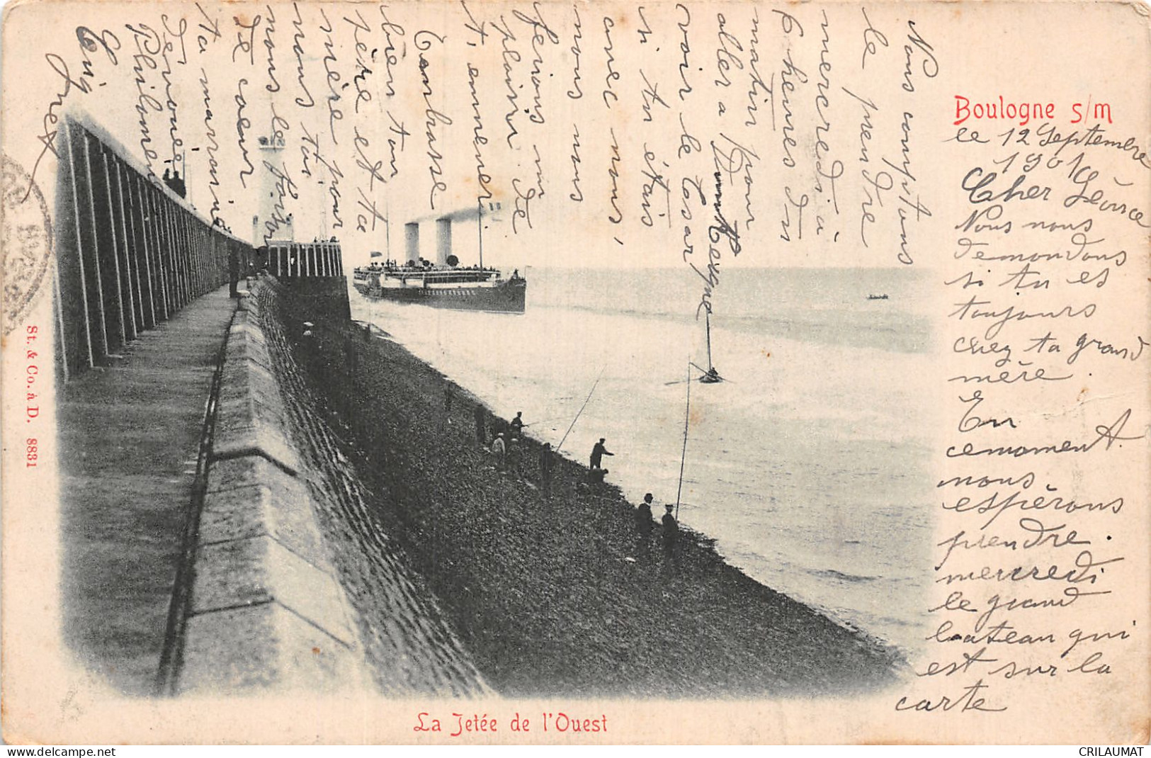 62-BOULOGNE SUR MER-N°LP5132-B/0369 - Boulogne Sur Mer