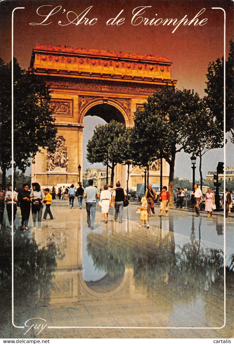 75-PARIS ARC DE TRIOMPHE-N°4183-D/0327 - Arc De Triomphe