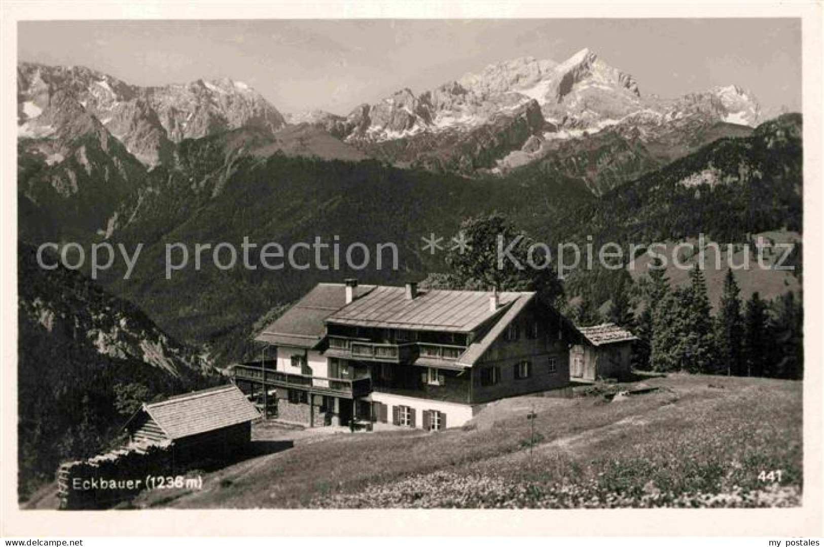 72794082 Eckbauer Alm Berggasthof  Skimeister Martin Neuner Garmisch-Partenkirch - Garmisch-Partenkirchen