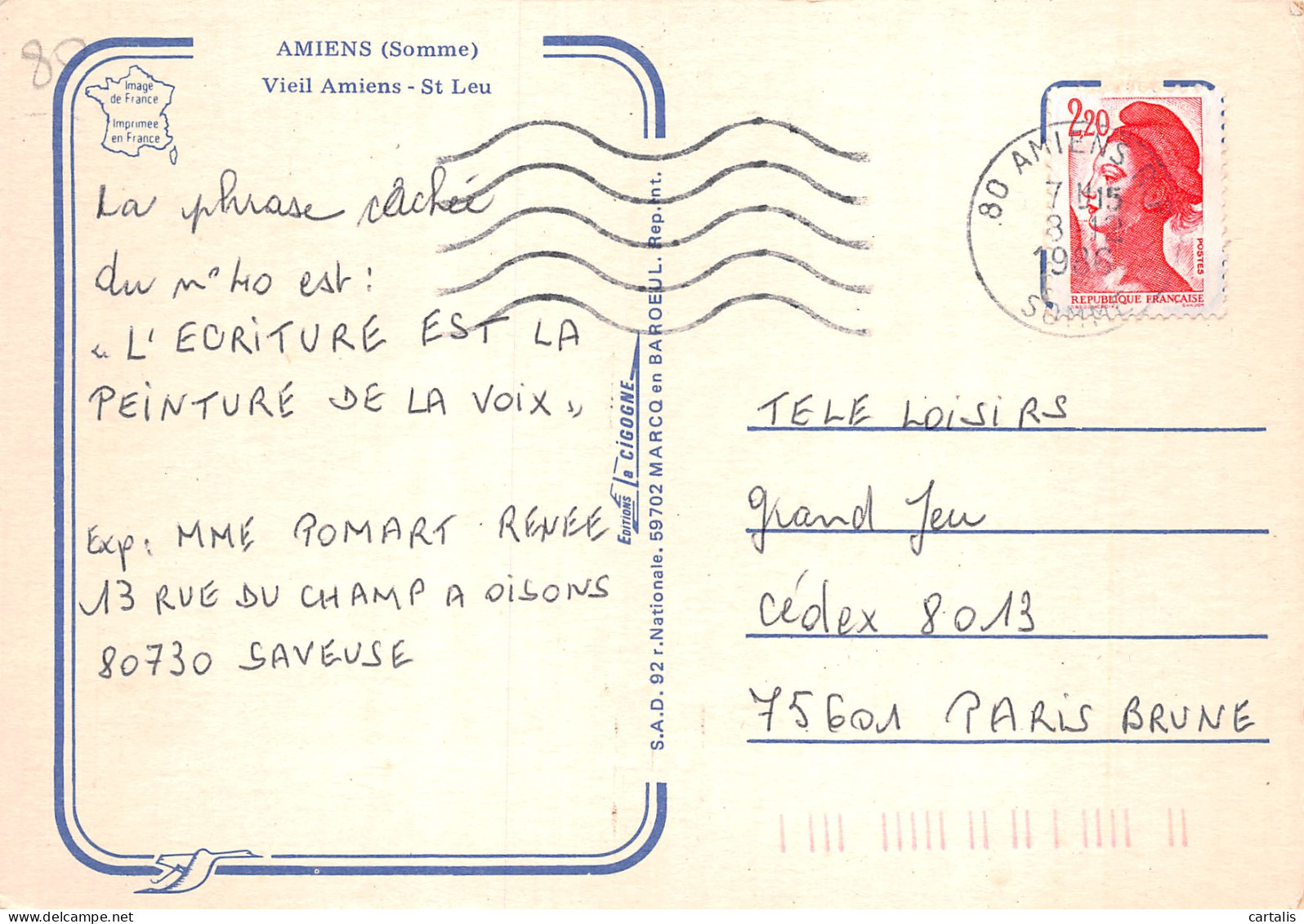 80-AMIENS-N°4185-A/0307 - Amiens