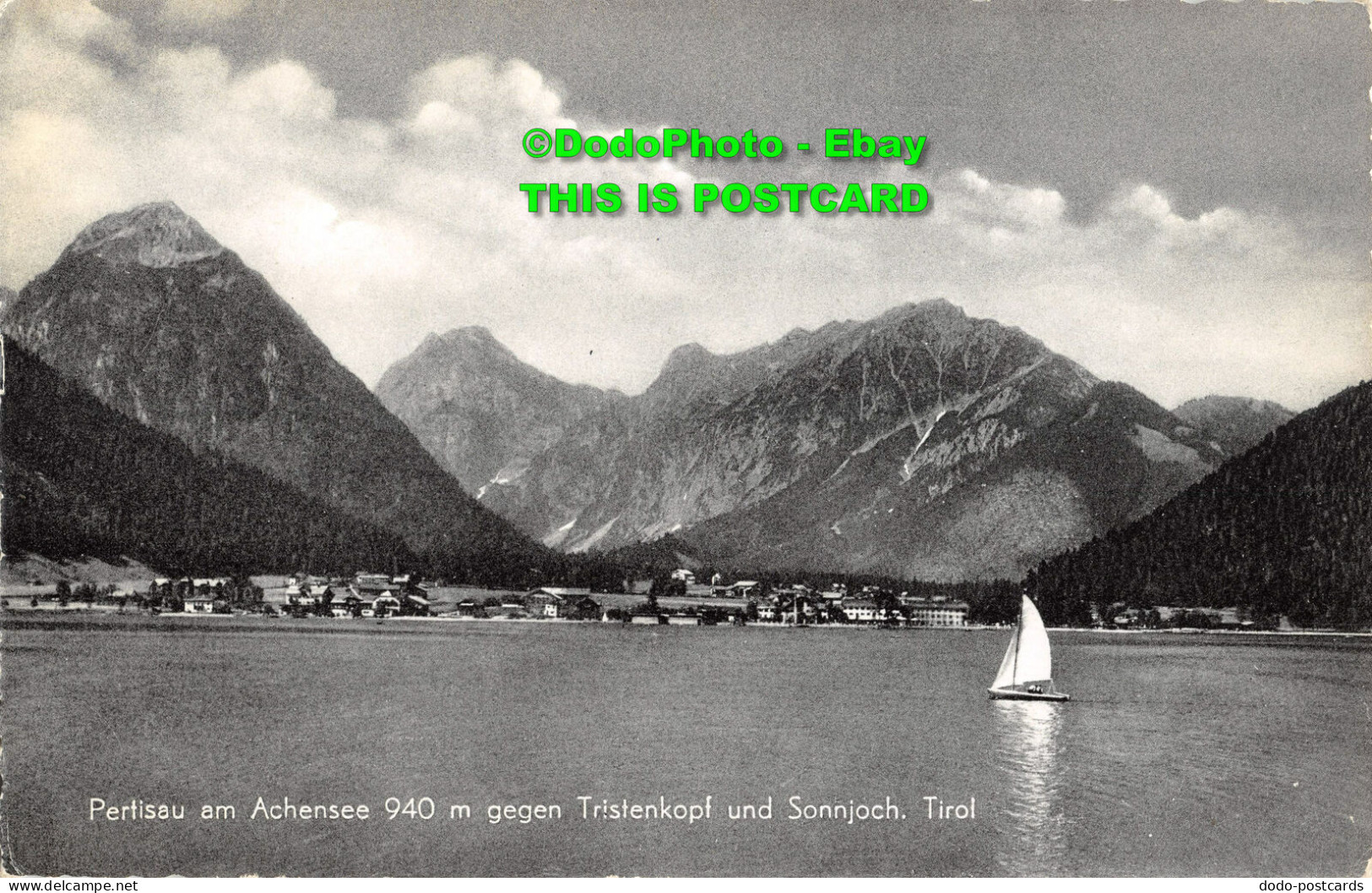 R355443 Pertisau Am Achensee 940. M. Gegen Tristenkopf Und Sonnjoch. Tirol. Mono - World