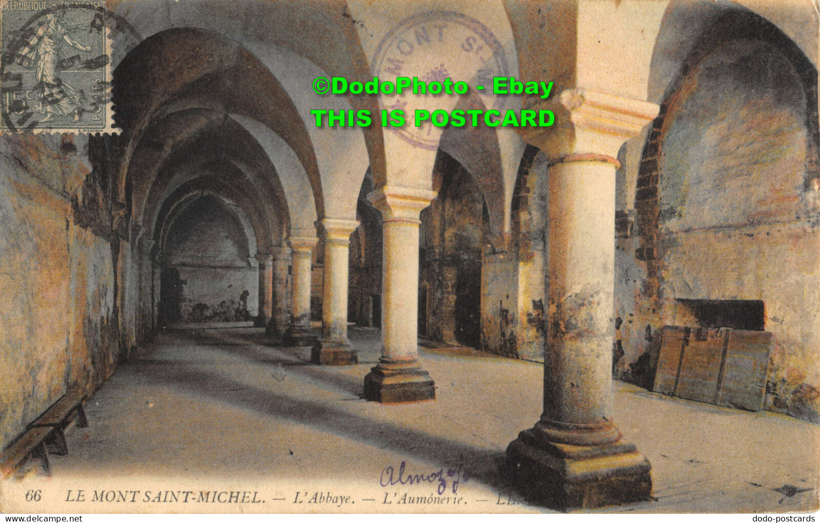 R355446 Le Mont Saint Michel. L Abbaye. L Aumonerie. LL. 66 - World