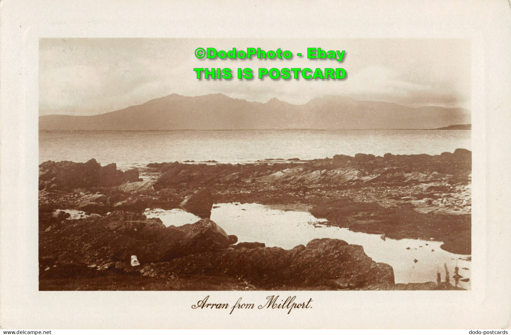 R355449 Arran From Millport. Davidson Real Photographic Series. 1928 - World
