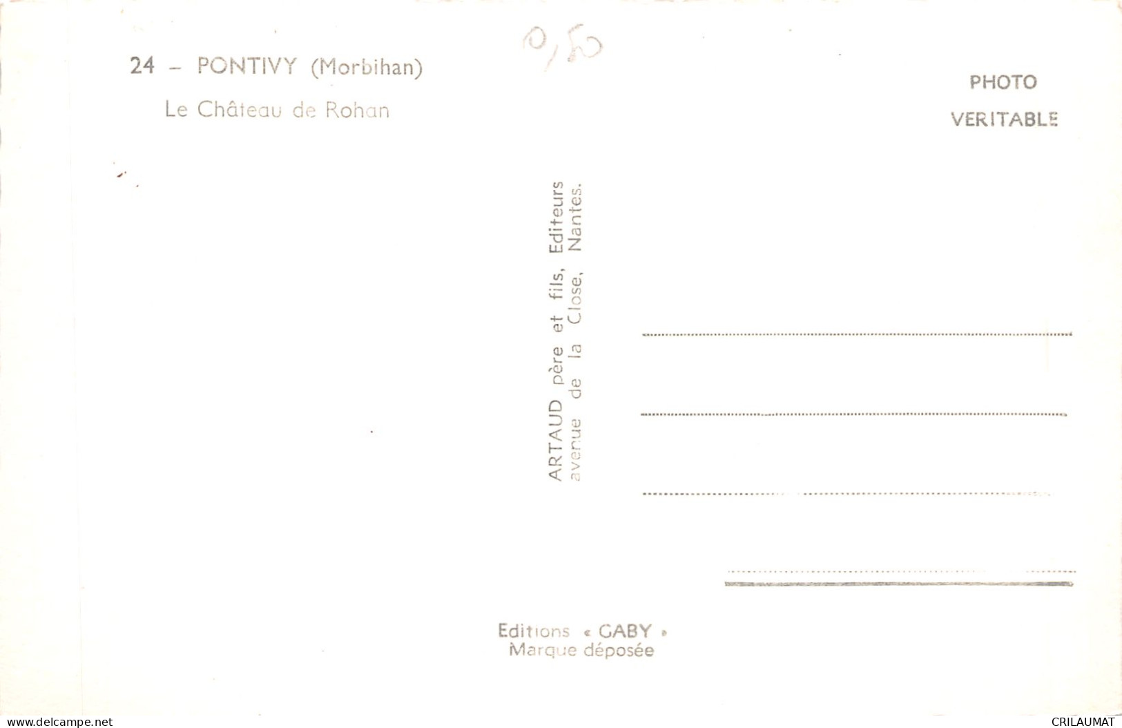 56-PONTIVY-N°LP5131-H/0375 - Pontivy