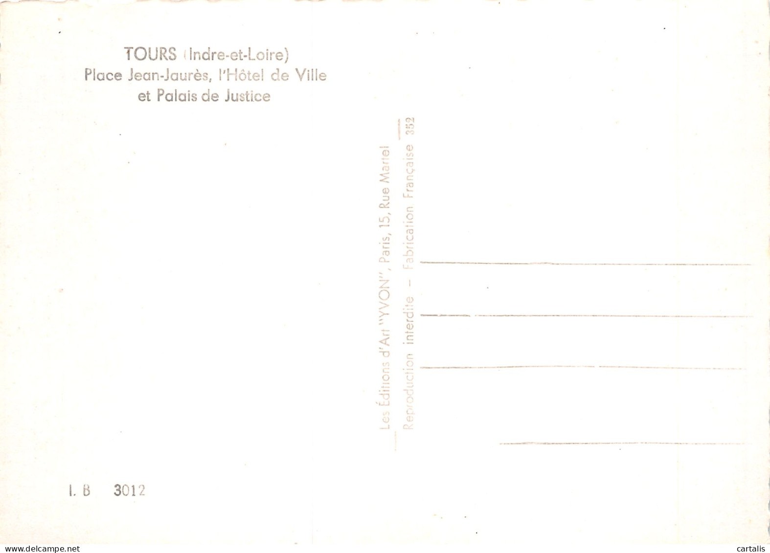 37-TOURS-N°4185-A/0015 - Tours