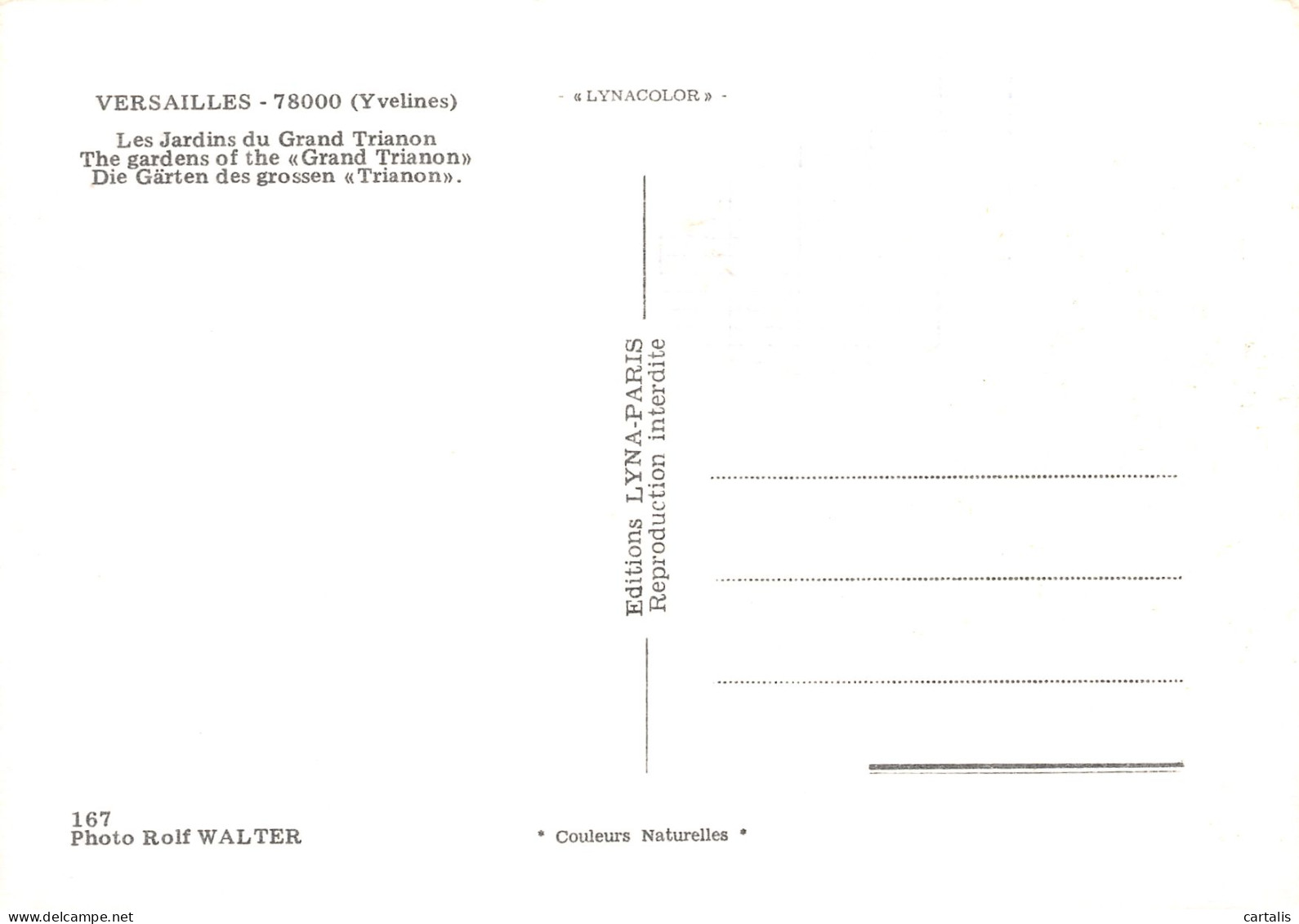 78-VERSAILLES LE CHATEAU-N°4184-D/0255 - Versailles (Kasteel)